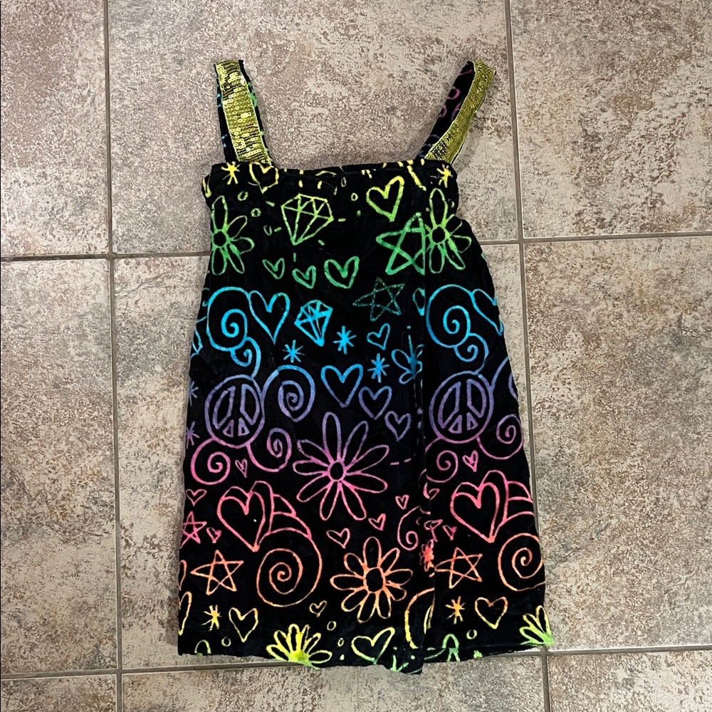 Colorful Girls Bath Wrap